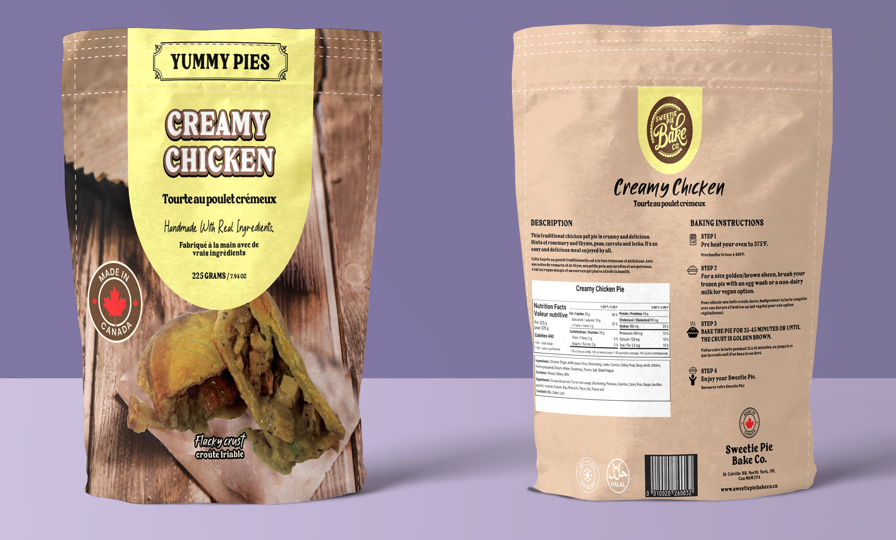 5 Inch Chicken Pot Pie Frozen